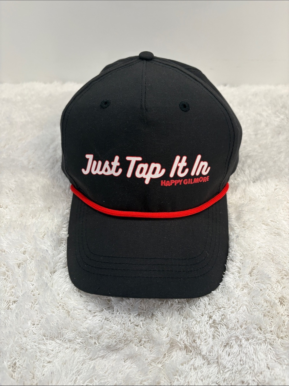 New! Happy Gilmore Black Baseball Cap